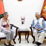 Katharina Wieser, the non-resident ambassador of Austria to Bangladesh, meets Muhammad Yunus in Dhaka - PID photo