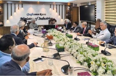 Leaders of the business community hold a meeting with Industries Adviser Adilur Rahman Khan