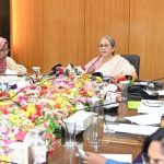 Fisheries and Livestock and Adviser Farida Akhter discloses the loss incurred by this year by the flooding in August at a news conference - PID photo