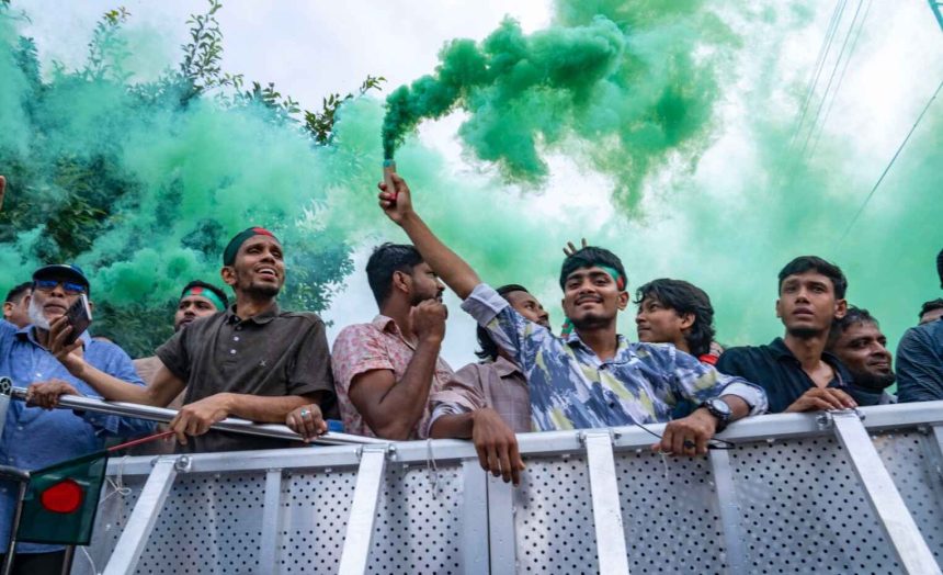 A scene of colourful celebration of July Uprising - Photo by CA office