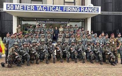 Armed forces of Unites States and Bangladesh end joint military exercise Tiger Shark. The troops are seen in action - US embassy photo